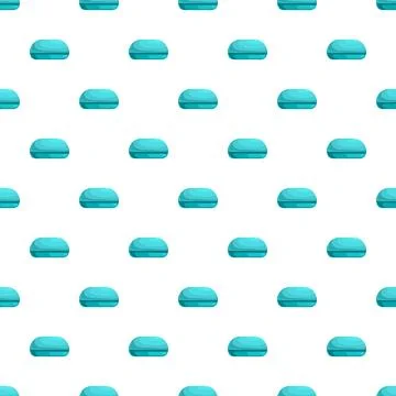 Blue soap bar seamless pattern for hygiene product design 스톡 일러스트