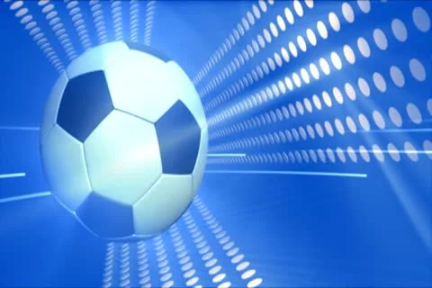Blue Soccer Background Widescreen Stock Footage 10873573