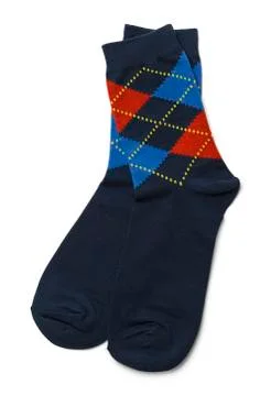 Blue Socks Stock Photos