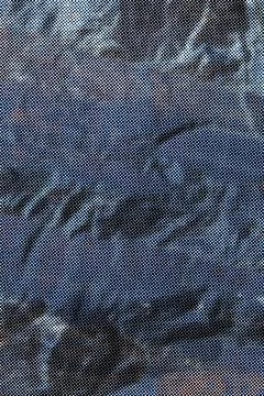 Blue Sodalite Halftone Texture Dark Stone Dotted Print Industrial Stock Illustration