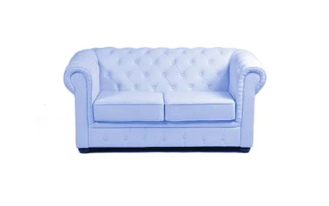 Blue sofa Stock Photos