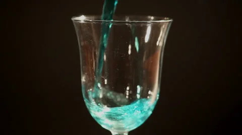 Blue soft drink Stock Footage 60658892