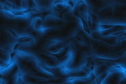 Blue soft lights - digital animation Stock Footage 99890
