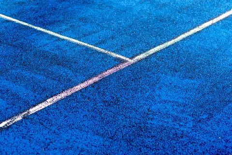Blue soft plastic ground Stock Photos