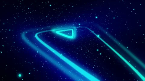 Blue Soft Shapes Loopable Background Stock Footage 61642133