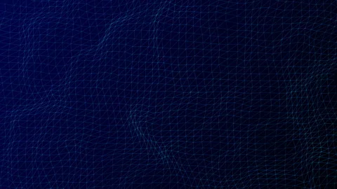 Blue soft wave grid line video animated background Stock Footage 340602224