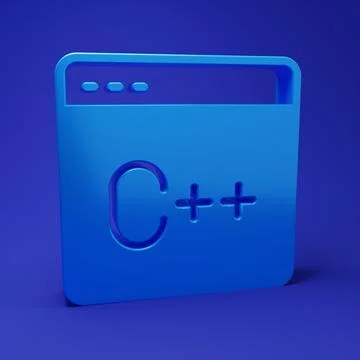 Blue Software, web developer programming code icon isolated on blue backgro.. 스톡 일러스트