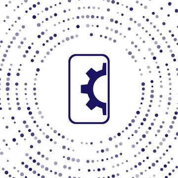 Blue Software, web development, programming concept icon isolated on white Stock Illustration