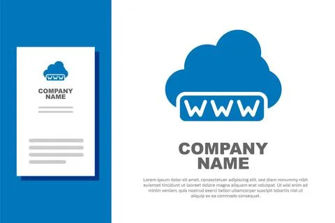 Blue Software, web development, programming concept icon isolated on white Stock Illustration