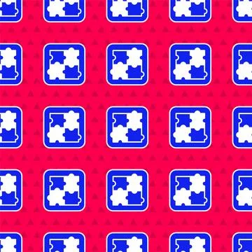 Blue Solution to the problem in psychology icon isolated seamless pattern o.. 스톡 일러스트