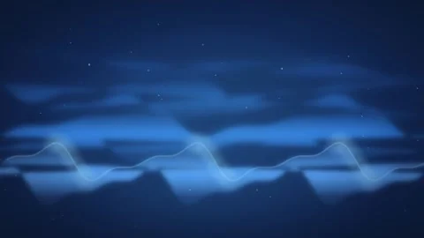 Blue Sound Wave Visualization Graphic Video stock 344388367