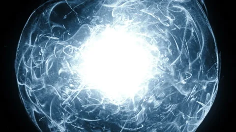 Blue source of power Video stock 65829572