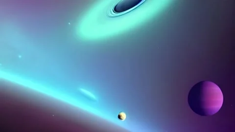 Blue space 1 Stock Footage 234063601