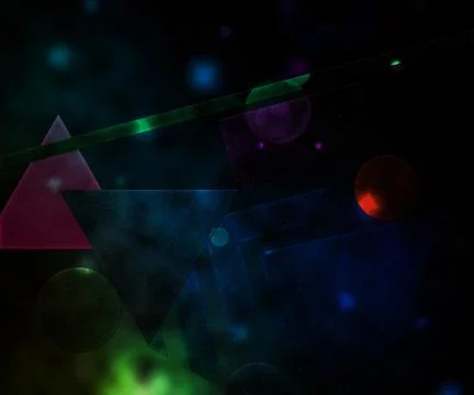 Blue space abstract background Stock Illustration