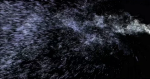 Blue Space Dust 01 (4320p 23.976) Stock Footage 196186889
