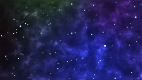 Blue Space Galaxy Motion Background Video stock 164575313