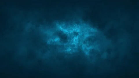 Blue Space Nebula Loop Stock Footage