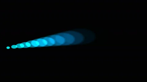 Blue Space Rays on Black Background (4k): Looping Stock Footage 68790889