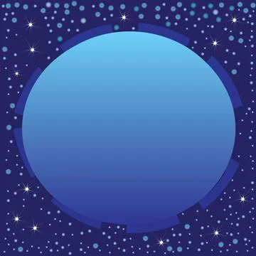 Blue space for text with a glowing background Stock Illustration