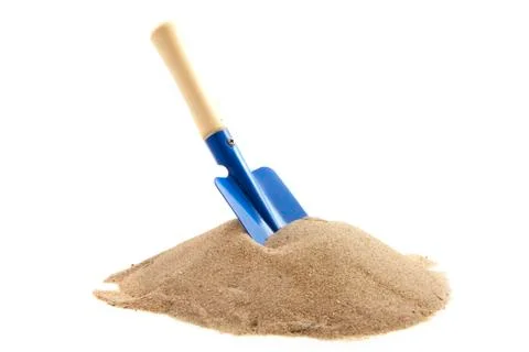 Blue spade Stock Photos