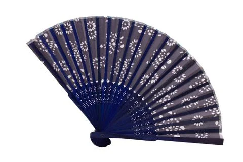 Blue spaned fan Stock Photos