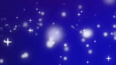 Blue sparkle star particles background with glowing bokeh, abstract seamless lo Stock-Footage 339544127