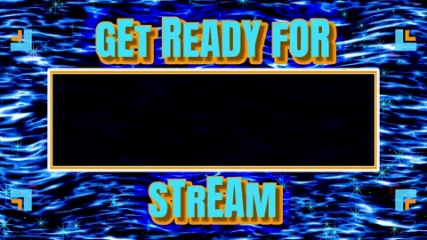 Blue Sparkle Stream Starting Background Loop 库存影片 345504192