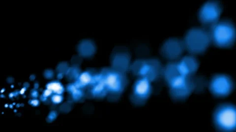 Blue sparkles cross Stock Footage