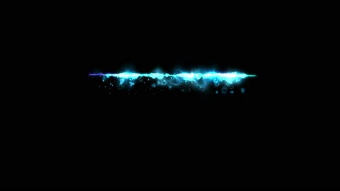 Blue sparkles motion graphics with night background Stock Footage 157347884
