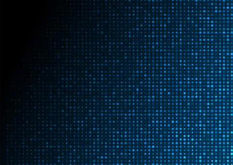 Blue sparkling connect dots abstract futuristic background Stock Illustration