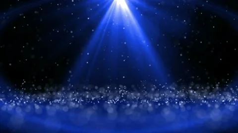 Blue Sparkling Rays Video stock 10599939