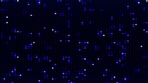 Blue sparks on LED wall Stock Footage 71157321