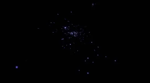 Blue Sparks In Slow-Mo - 20 Stock Footage