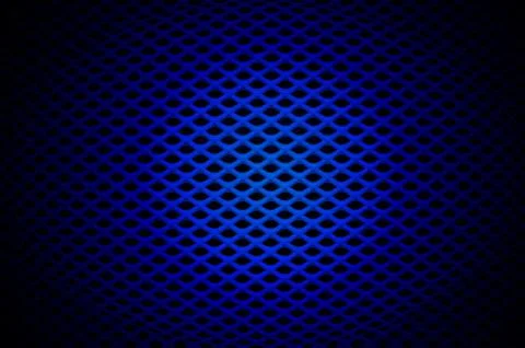 Blue Speaker Grille Background Texture Stock Photos