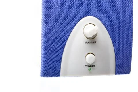 Blue speaker Stock Photos