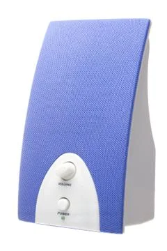 Blue speaker Stock Photos