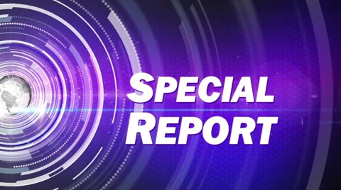 Blue special report generic Stock Footage 40064030