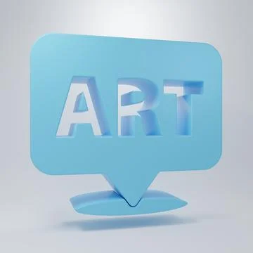 Blue Speech bubble with text art icon isolated on grey background. Message .. Stock Illustration