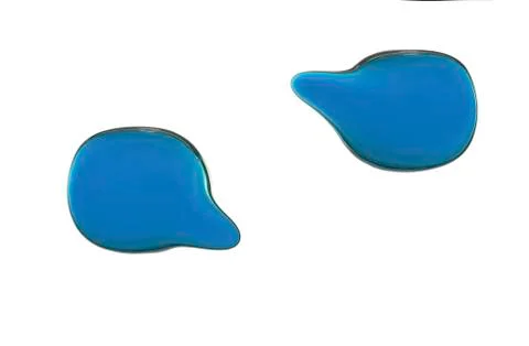 Blue speech bubbles Stock Photos