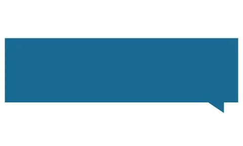 Blue Speech Message Text Bubble Stock Illustration