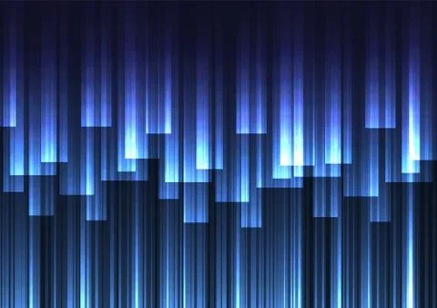 Blue speed bar overlap in dark background Stock Illustration