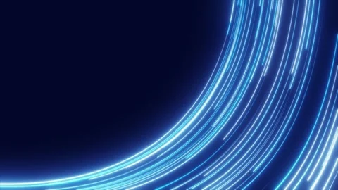 Blue speed lines Stock Footage 284020862