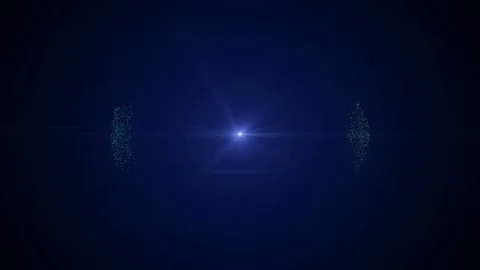Blue sphere abstract animation with glowing background	 動画素材 80948499