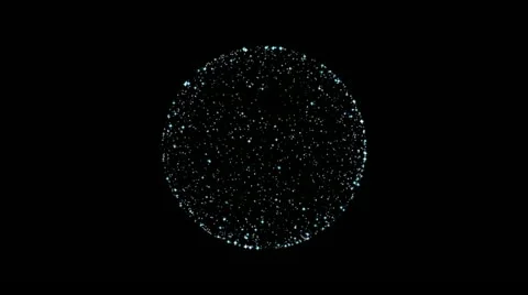 Blue sphere animation Stock Footage 21939574