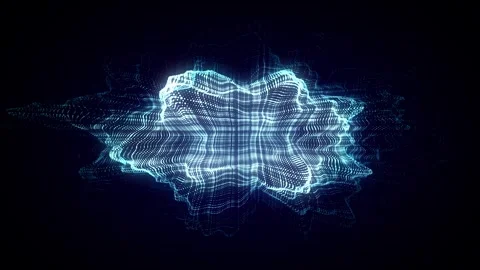 Blue sphere consisting of points and lines. Technology grid sphere Stockbeeldmateriaal 272585289