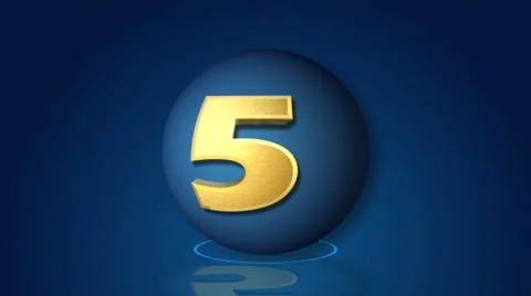 Blue Sphere Countdown Stock-Footage 47331709