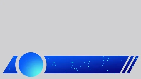 Blue Sphere on Gray Signal Path Stock Footage 335637551