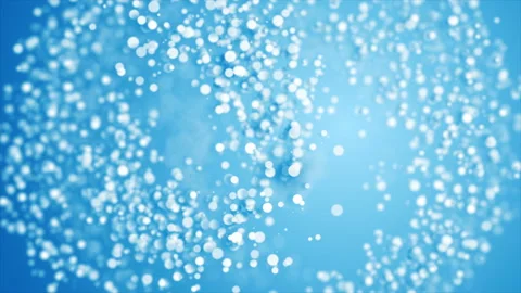 Blue sphere loopable rotation Stock Footage 95938959