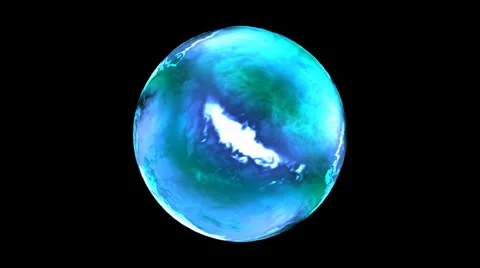 Blue sphere rotating graphic animation Stock Footage 24789166