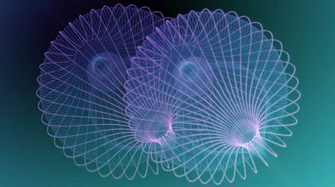 Blue spheres looping background d4651 L Stock Footage 596776